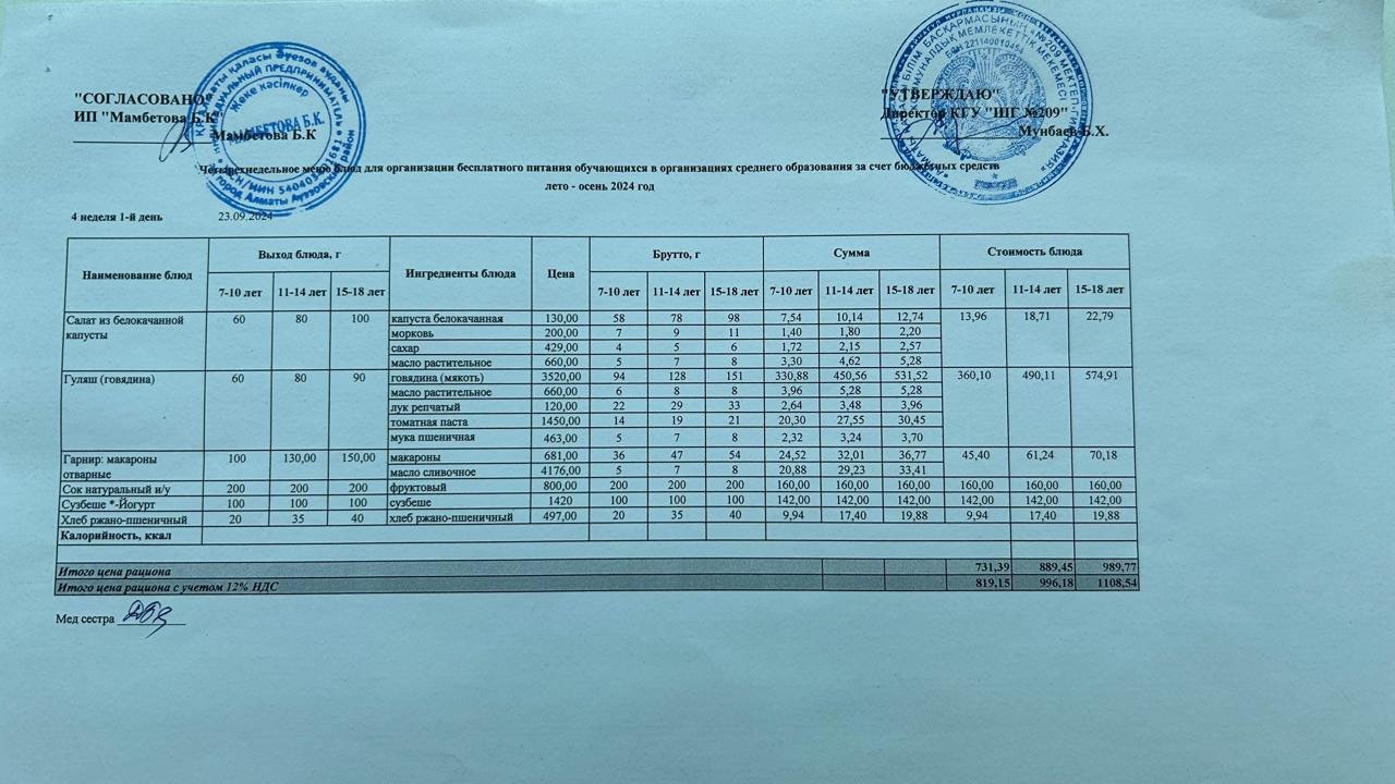 Меню 23.09.2024